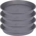 4 Pack of 18 19 inch Plant Saucer Round, Deep Plant Saucers by Bleuhome