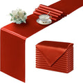 Manyshofu Rust Satin Table Runner 12x108 by Manyshofu