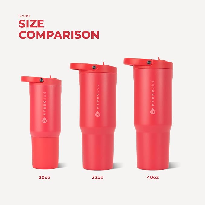 HydroJug Sport 20 oz Insulated Stainless Steel Water Bottle, Fruit Punch - Image 5