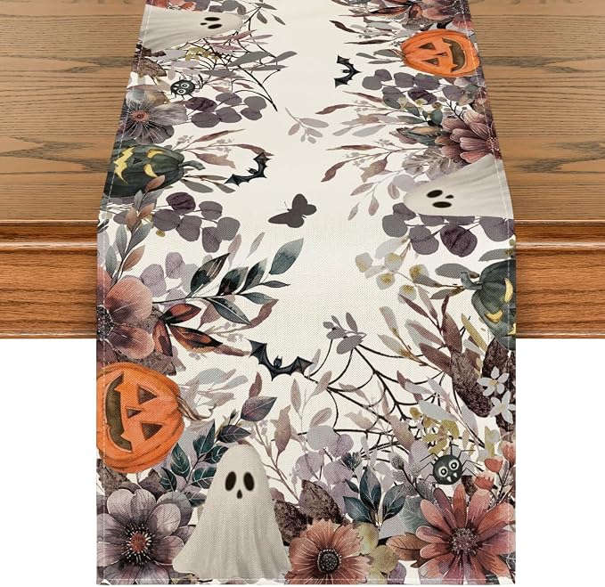Artoid Mode 210 GSM Halloween Table Runner 13x120 Inch Home Party Decor | by ArtoidMode