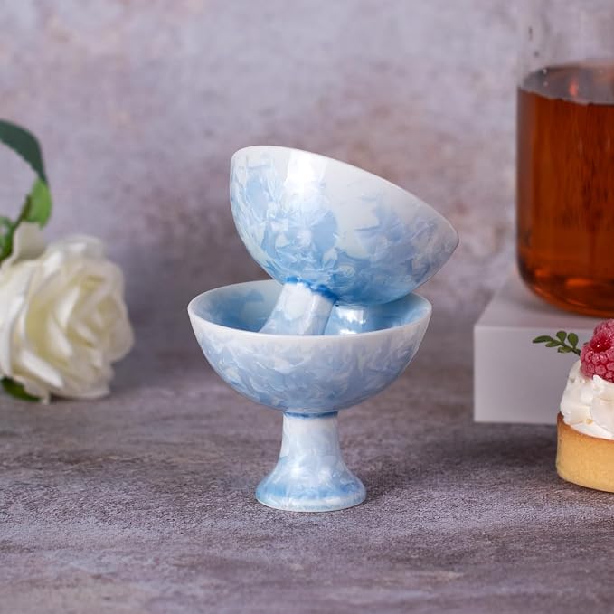 KAMMAK Ceramic Tea & Coffee Cups Set of 2 - Image 3
