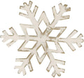 Park Designs White Snowflake Napkin Ring Set of 4 | Vintage Metal Holiday Napkin Holders with Distressed White Finish | Farmhouse Winter & Christmas Table Decor