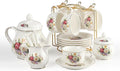 Sweejar 23 Pcs Floral Tea Sets by Sweejarco1949