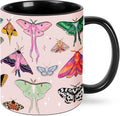 FyLybois Moth Coffee Mug 11 Ounce Mugs Ceramic Tea Cup Drinking Water Cups | by FyLybois