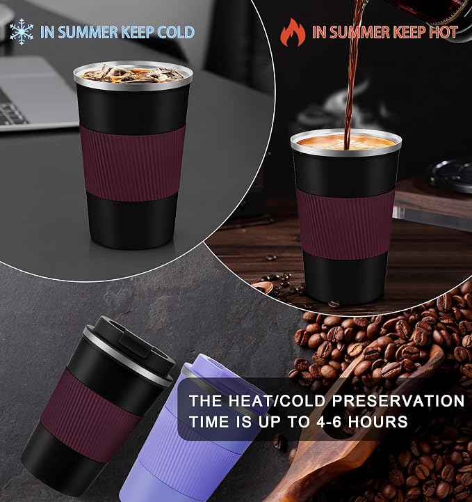 KETIEE Travel Mug 12oz, Insulated Coffee Mug - Image 6