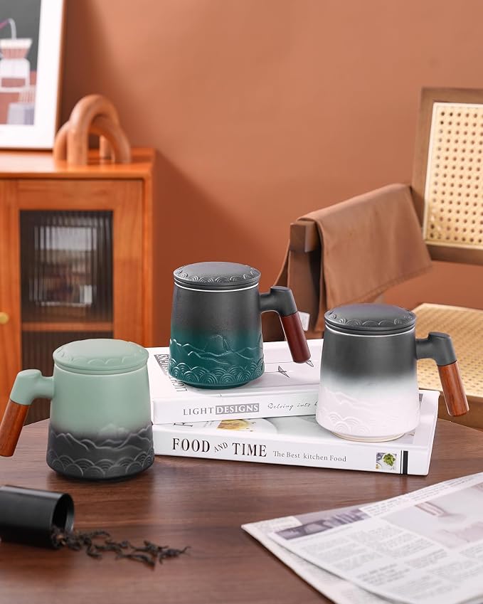 ZENS Tea Mug with Infuser and Lid - Image 7