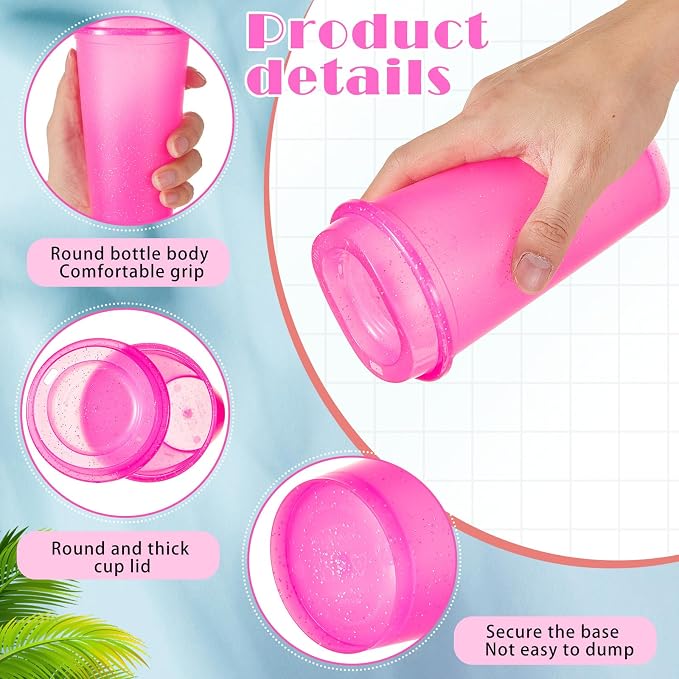 FillTouch 12 Pcs 16 oz Reusable Coffee Cups - Image 3