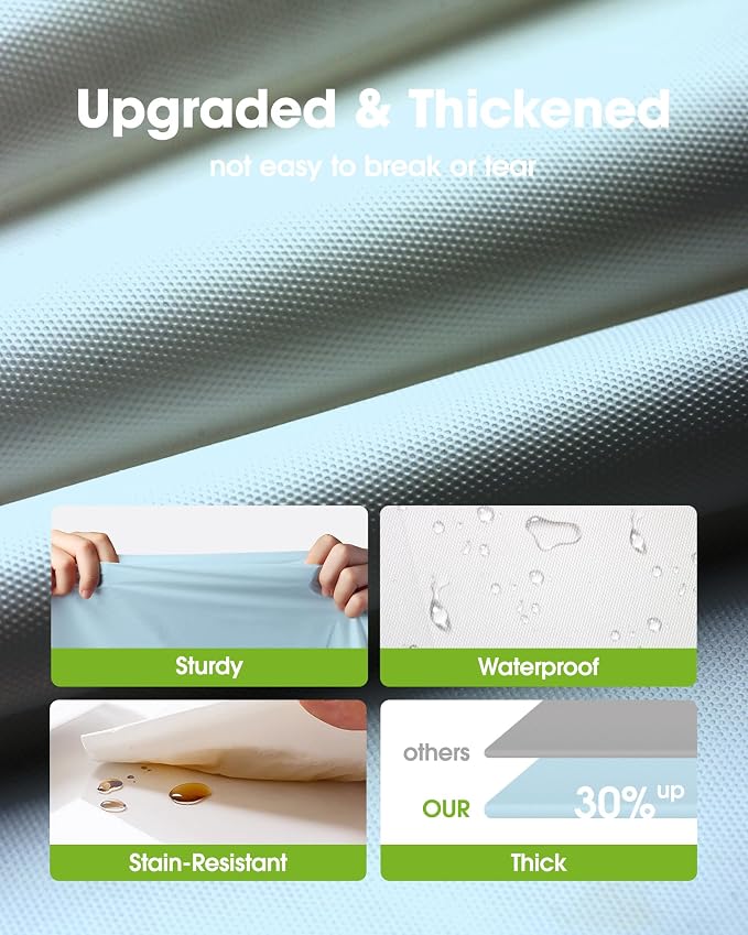 Pureegg Plastic Table Cloth Disposable 12 Pack, 54 x 108 Inch Table Cloths - Image 3