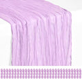 Showgeous 30 Pack Lilac Purple Cheesecloth Table Runner, 17 x 108 Inches | Boho by Showgeous