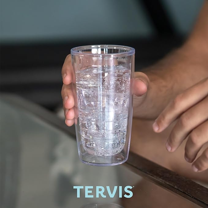Tervis Clear & Colorful Lidded Made in USA Double Walled Insulated Tumbler - Image 6