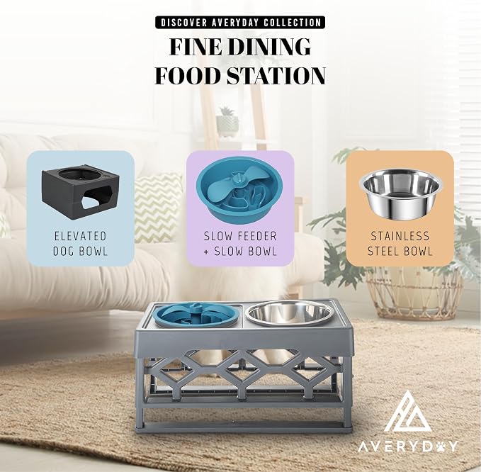 AVERYDAY Slow Feeder Dog Bowls for Medium Breed, 1.5 Cups Engagement Food - Image 8