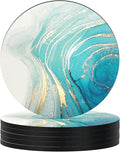Nipichsha Coasters for Drinks, Kitchen Home Decor Housewarming Gift, Round 4 in by Nipichsha