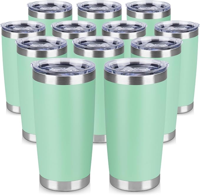 20 oz Tumbler Stainless Steel Tumblers Bulk by VQRRCKI