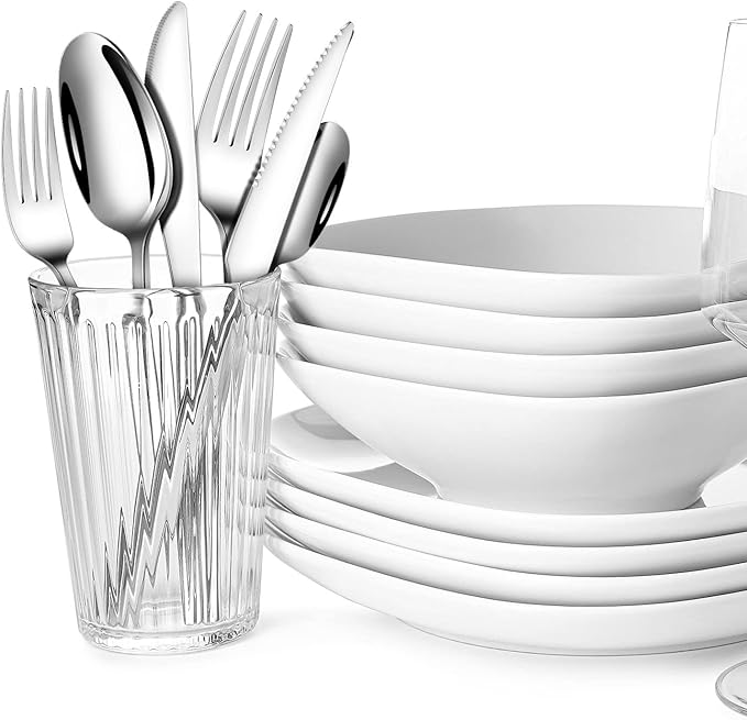 Bonuci 6 Pcs Weighted Utensils for Hand Tremors and Parkinsons Patients Weight Silver Cutlery Set Utensils for Eating Spoons for Adaptive Eating Flatware(Silver)