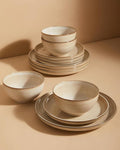 Stoneware Dinnerware Sets Service by Pokini