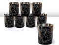 Handicrafts Home Viking Horn Shot Glasses Set of 8, Handmade Natural Ox Horn by HandicraftsHome