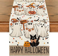 Artoid Mode 210 GSM Halloween Table Runner 13x36 Inch Home Party Decor | Beige by ArtoidMode