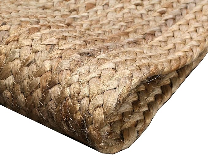 Pack of 1 Handwoven Rectangle Jute Braided Table Runner 13 x 48 Inch, 100% - Image 3