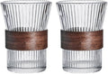 Stripes Glass Coffee Mug | 2-Pack by Boxonly