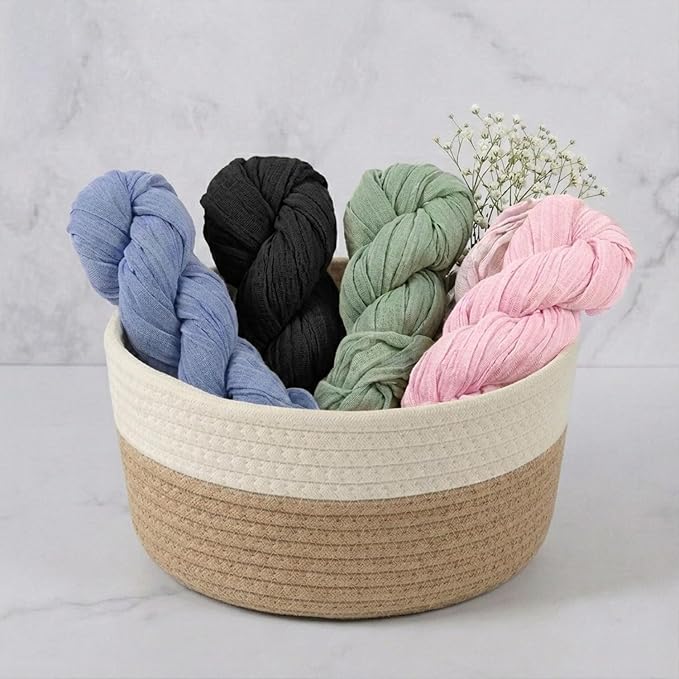 10 Pack Black Cheesecloth Table Runner 17 x 108 Inch | Boho Gauze Fabric - Image 5