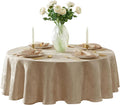 Newbridge Barcelona Luxury Damask Fabric Tablecloth, 70” Round, 100% Polyester by HomeBargainsPlus