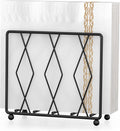 Black Napkin Holder for Table, Modern Metal Stand for Kitchen Counter | Raised by LWSFF