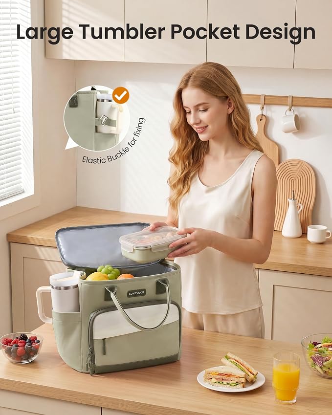 LOVEVOOK Lunch Box for Women, Adult Lunch Bag for Work - Image 6