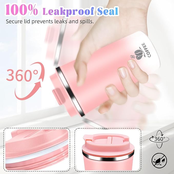 17oz Insulated Travel Coffee Mug - Image 5