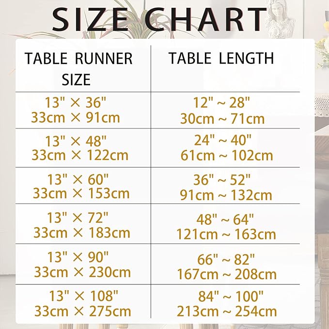 Wracra Linen Table Runner, Burlap Cream Table Runners 36 Inches Long | Rich - Image 6