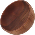 Wooden Salad Bowl Large Flat Bottom Serving Bowl Teak Wood Smooth Natural Finish for Entertaining and Dining