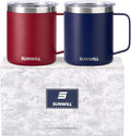 SUNWILL Travel Coffee Mug Set of 2, Insulated Tumbler by SUNWILL