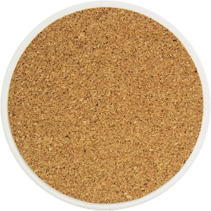 Coasters for Drinks Coaster Drink Set Decorative Coffee Table Desk Cup Mat Spring Cute Cork Bar Backing Round Home Decor Pixel Bald Eagle USA Flags White33