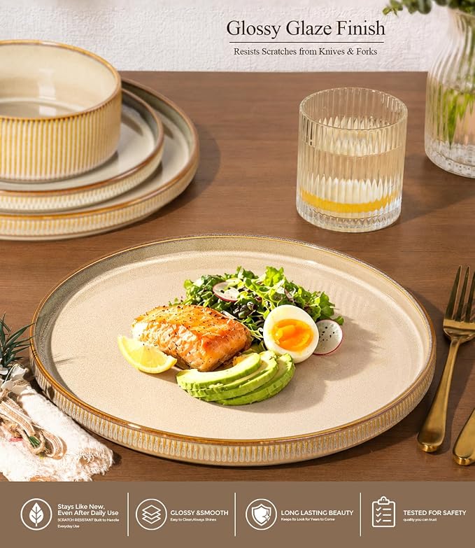 GBHOME Stoneware Dinnerware Sets - Image 2
