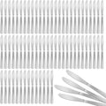 150 Pcs 8.3 Inches Stainless Steel Dinner Knives Spreader Knives Silverware by AllThemedPartyDecorations