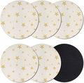 Boho Minimalist Coasters Set of 6, Absorbent Coasters by Unknown
