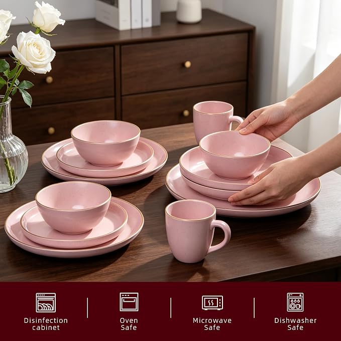 HomeVss 20-Piece Dinnerware Set - Image 3