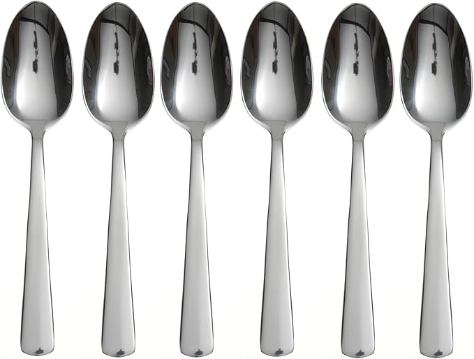 Oneida H084006D Aptitude Everyday Flatware Dinner Spoons, 7.1" L x 1.5" W by Oneida