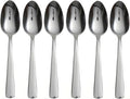 Oneida H084006D Aptitude Everyday Flatware Dinner Spoons, 7.1" L x 1.5" W by Oneida