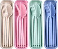 Camping Utensil Set, Reusable Utensils Set by CUNTAUK