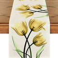 Floral Table Runner Mode Flowers Spring Summer Table Runner Seasonal Table by Juynyyn