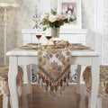 French Country Luxury Floral Pattern Table Runner by JAIJY