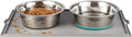 Deep Stainless Steel Anti-Slip Dog Bowls by PEGGY11