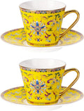 KAMMAK Tea Cup and Saucer, Ceramic Coffee Cups, Afternoon Tea and Entertaining by KAMMAK
