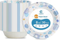 30 Pack Paper Bowls, 8 Oz Disposable Soup Bowl, Heavy Duty Printed Disposable by Unknown