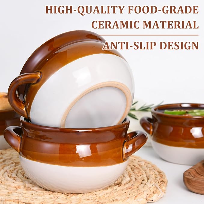 Vumdua French Onion Soup Bowls - Image 3
