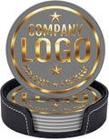 Custom Coaster with Logo by Handmade
