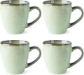 GBhome Ceramic Coffee Mugs Set of 4, 12oz Stoneware Coffee Mugs Set by GBhome