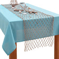 SATINIOR 1 Pcs 12 x 72'' Fishing Net Table Runner Party Decoration, Linen | by SATINIOR