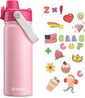 baab 18oz Kids Insulated Water Bottle 18/8 Stainless Steel Kids Cup 1 Pack | by baabKidWatterBottle