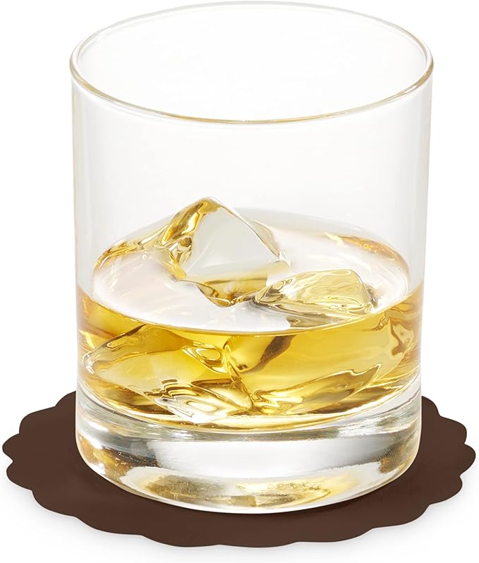 Disposable Brown Paper Coasters for Drinks, 3.5 Inch Round Coasters for Bar, Cocktail, Beverage, Wine Or Event, 500 Pack Bulk